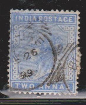 INDIA Scott # 40 Used - Queen Victoria