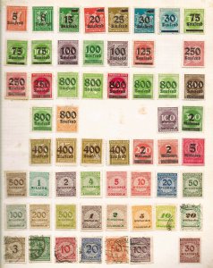 Germany - 286 Different - All prior to 1930 - See Scans