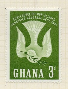 Ghana 1961 Early Issue Fine Mint Hinged 3d. NW-167806