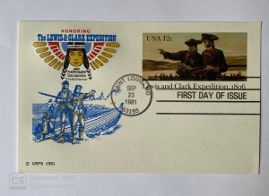 US, POSTAL CARDS  HONORING THE LEWIS AND CLARK EXPEDITION AND THEIR GUIDE SAC...