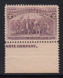 US #231 Mint NH 95J W/PSE Cert