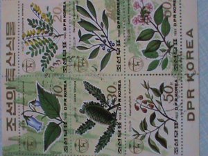 KOREA STAMP: 1993-KOREAN ENDEMIC PLANTS CTO-NH-MINI SHEET