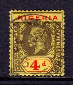 Nigeria - Scott #27a - Used - A bit of paper adhesion/rev. - SCV $7.75