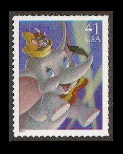 US 4194 Disney Magic Dumbo and Timothy Mouse 41c single MNH 2007