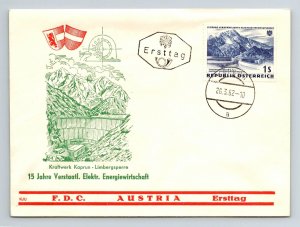 Austria 1962 FDC - 15 Years Nationalization - F12942