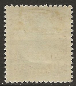 Denmark 1913-28 Christian X 50o Claret & Blk #121 F/VF-H CV $57.50-