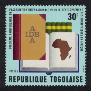 Togo African Library Development Association 1969 MNH SC#709 SG#700