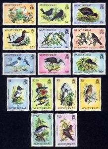 Montserrat Sc# 524-38 MNH Birds Definitives