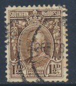 Southern  Rhodesia  SG 16c  SC# 18b   Used - perf 12   see scan and detail