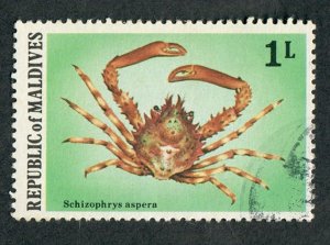 Maldive Islands #758 Crab used single