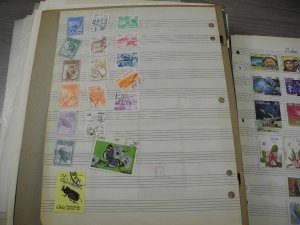 CUBA, 100s & 100s of Stamps mostly hinged on Scott pages