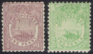 FIJI 1891 CANOE 1D AND 2D PERF 11 */**