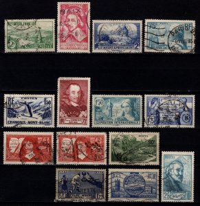 France 1935-39 various single stamp commemoratives [Used]
