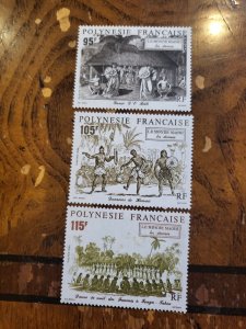 Stamps French Polynesia Scott #594-6 nh