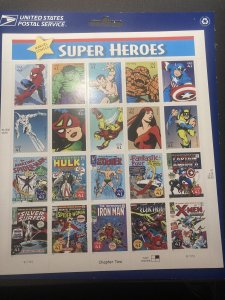 Scott 4159 Comic Book Heros #2 Complete Sheet M NH OG ach