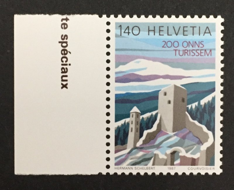 Switzerland 1987 #816, Jorgenberg Castle, MNH.