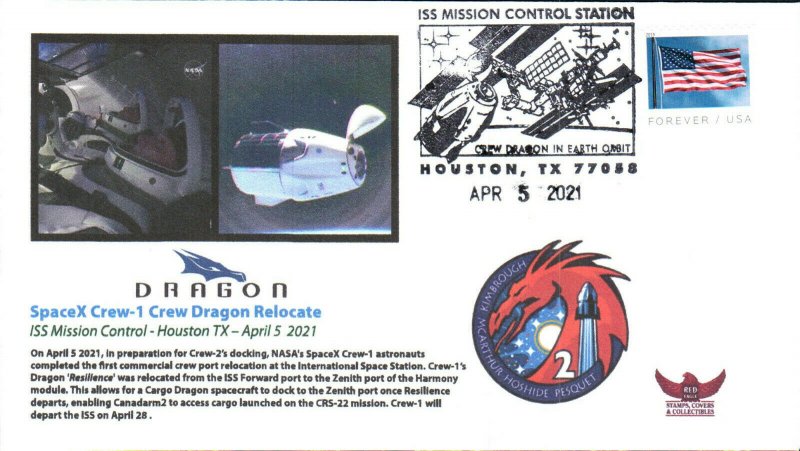 2021 NASA/SpaceX Crew-1 Crew Dragon Spacecraft Relocate Houston 5 April