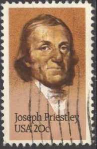 US 2038 (used) 20¢ Joseph Priestley (1983)