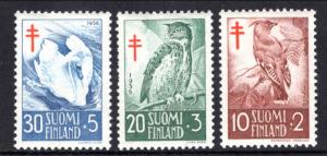 Finland B135-B137 Birds MNH VF