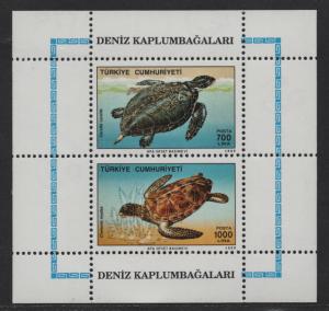 $Turkey Sc#2457a M/NH/VF, sea Turtles, Cv. $24