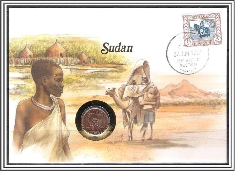 Sudan #111 Philatelic Numismatic Coin Cover