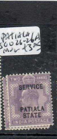 INDIA PATIALA KE 2A OFFICIAL     SG O26-26A      MOG           P0607H