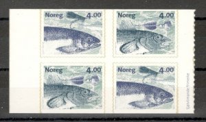 NORWAY - MNH SET - FAUNA - PORT OF BOOKLET, FISH - Mi.No. 1301/02 - 1999.