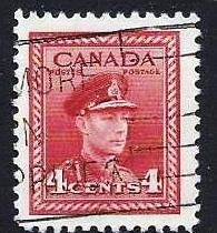 Canada - #254 - USED  -1943 - Item C868