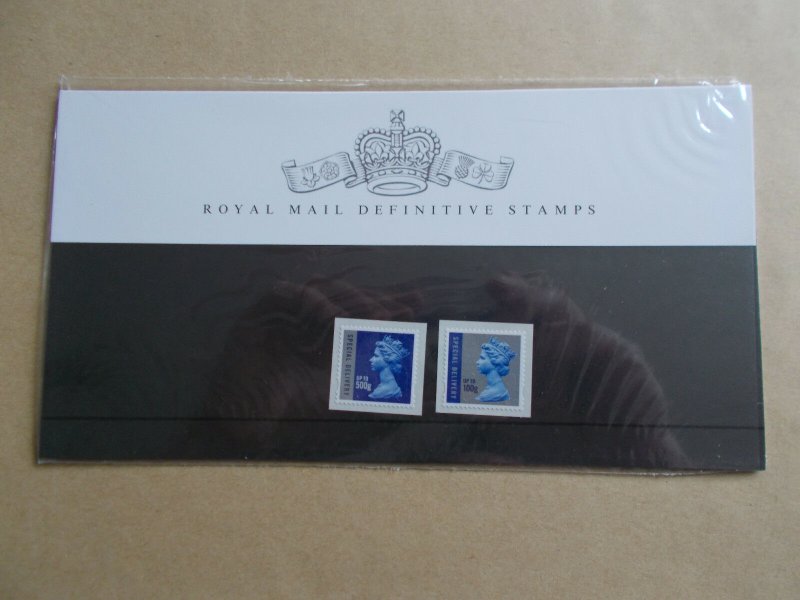 2010 Machin De La Rue Special Delivery 100gm and 500gm Presentation Pack no 89