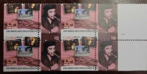 O) 2014 CUBA- ERROR PERFORATION, ERNESTO CHE GUEVARA, IRON MECHANICAL  50TH ANNI