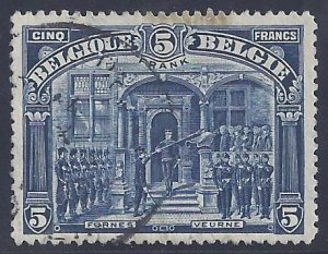 Belgium scott #121 used VF