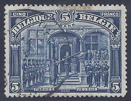 Belgium scott #138 used VF