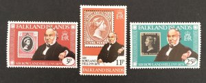 Falkland Islands 1979 #291-3, Rowland Hill, MNH.