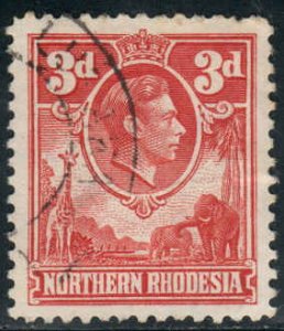 Northern Rhodesia  #35  Used CV $3.00