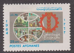 Afghanistan 1118 People's Democratic Party 1985