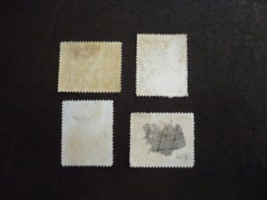 Stamps - British Guiana - Scott# 205-208 - Used Part Set of 4 Stamps