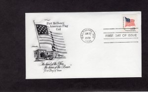 1618c Flag, FDC, Artmaster