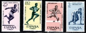 Spain - #1127 - 1130 Spanish American Games set/4 - MVLH