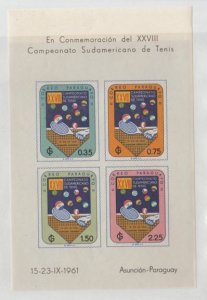Paraguay Scott #609a Stamps - Mint NH Souvenir Sheet