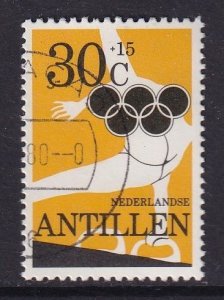 Netherlands Antilles #B175  cancelled 1980  Olympic games 30c