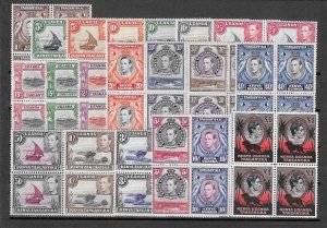 KENYA, UGANDA & TANGANYIKA 1938/54 SG 131/50 MNH Cat £1000