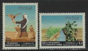 Jordan 1972 Life in the Arab Desert set Sc# 702-09 NH