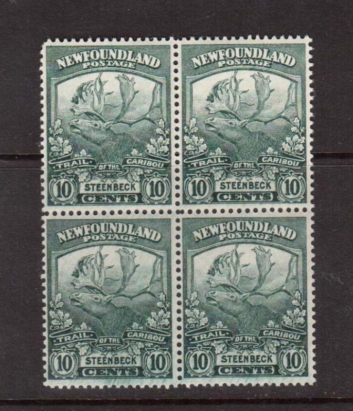 Newfoundland #122 VF/NH Scarce Block