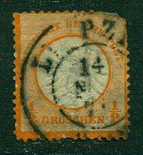 GERMANY Sc. 16 - used, NH, cut corner!