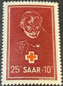 SAAR # B75-MINT/HINGED--SINGLE--SEMI-POSTAL--1950