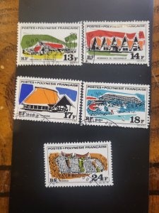 Stamps French Polynesia Scott #253-7 used