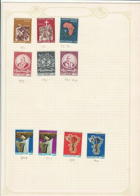 vatican stamp page refs 18326