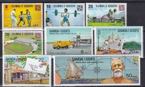 Samoa #395-8, 403-6  MNH CV $4.50  (Z6943)