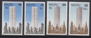 Nauru 161-4 Surcharges mnh