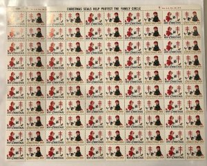 Christmas Seals from 1959 - Full MNH sheet of 100